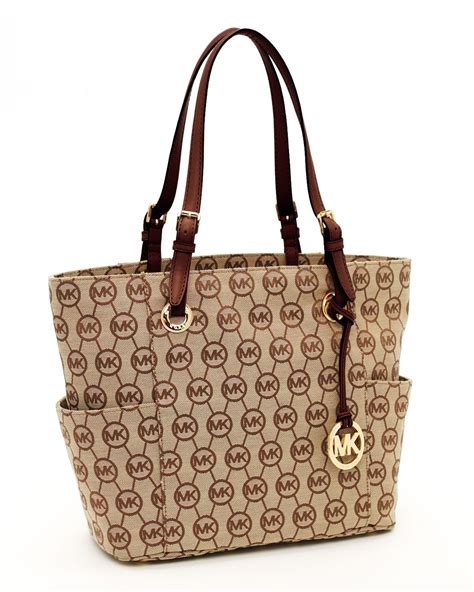 michael kors large lilly signature tote|michael kors signature canvas tote.